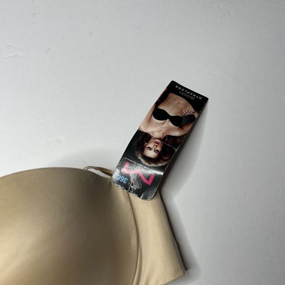 New Maidenform Tan Lined Strapless Bra 36C - Picture 3 of 9